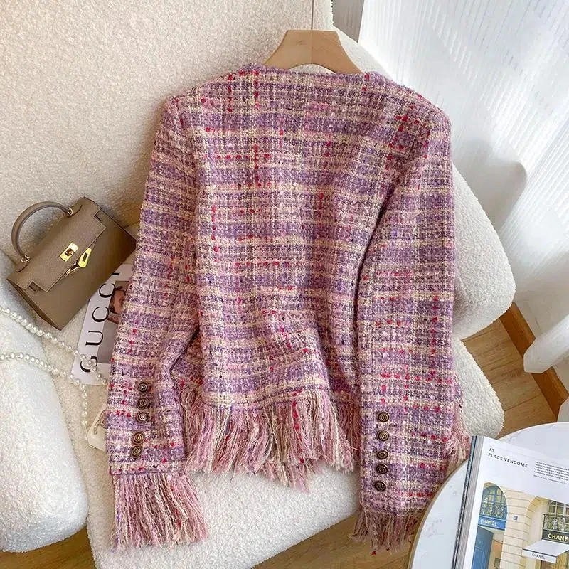 Женский двубортный пиджак в стиле ретро