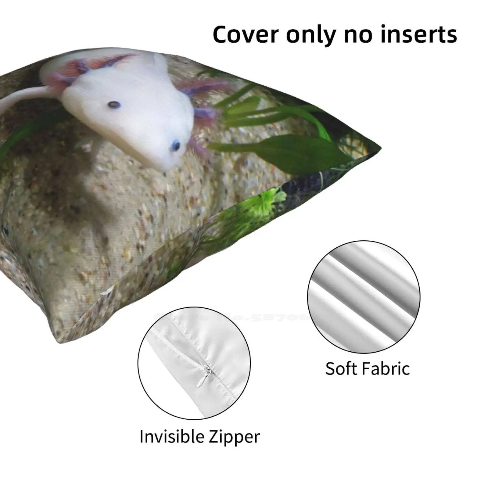 Подушка Axolotl с улыбающимся домом наволочка для дивана автомобиля забавная Smile