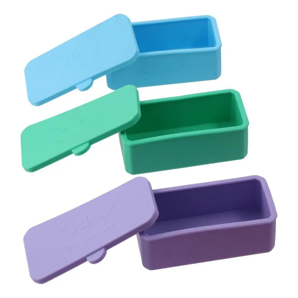 Набор Силиконовых Пищевых Контейнеров Прочная Термостойкая Чаша Для