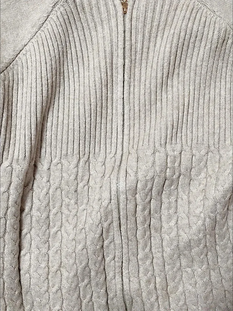 Свободная трикотажная одежда оверсайз кардиган элегантный Повседневный Женский