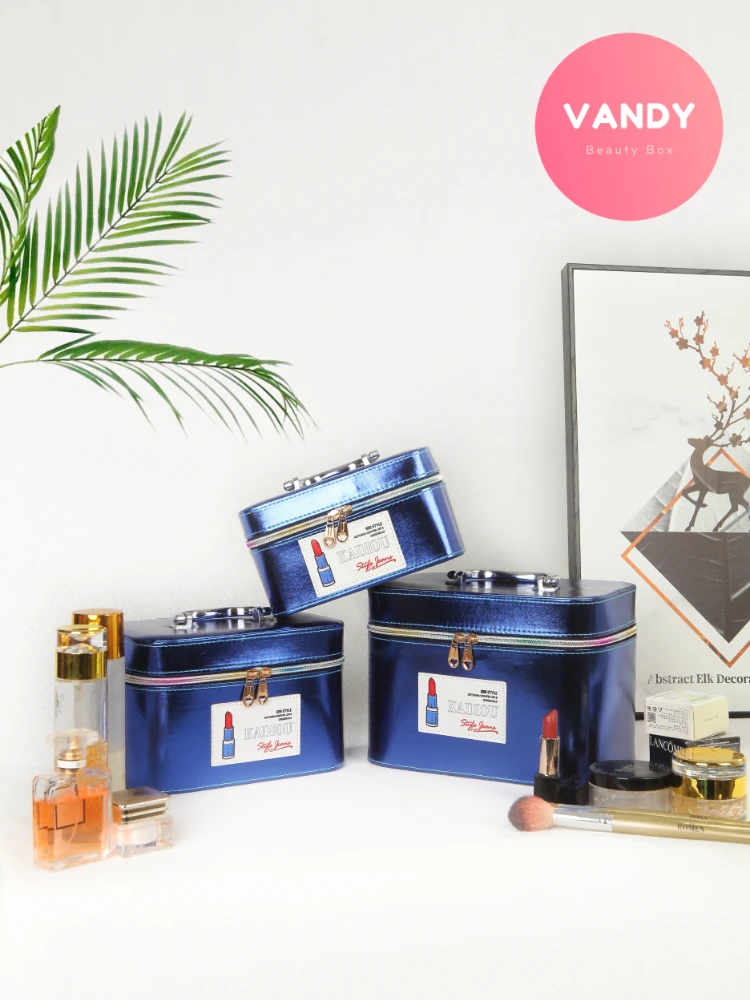 Vandy 2022 сапфировый синий яркий цветной косметический Чехол Сумка для женщин Rilgs