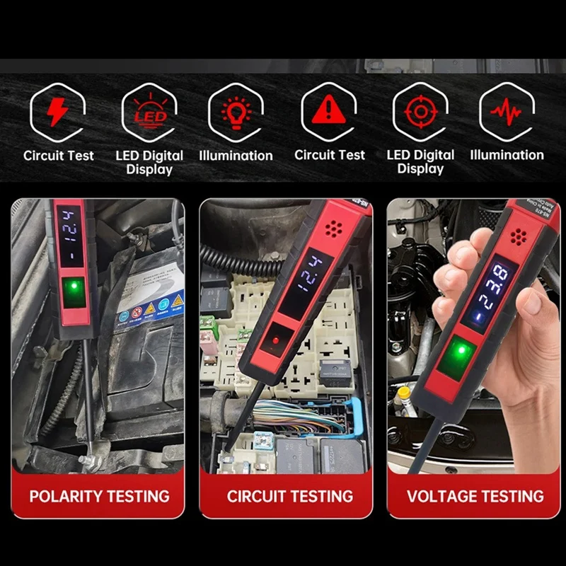 Устройство для проверки мощности автомобиля тестер напряжения 4-75 В постоянного