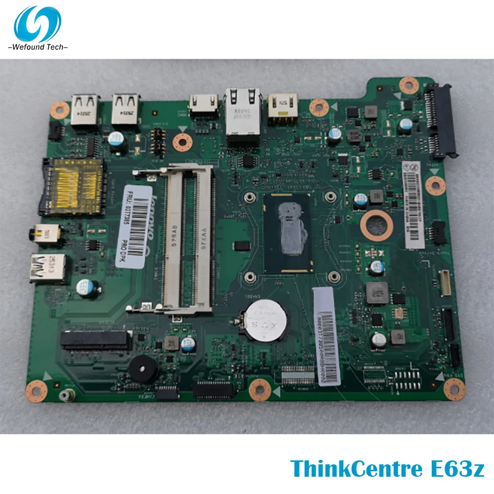 For Lenovo AIO Motherboard ThinkCentre E63z 03T7385 6505A2676301 100% Tested Before Shipping