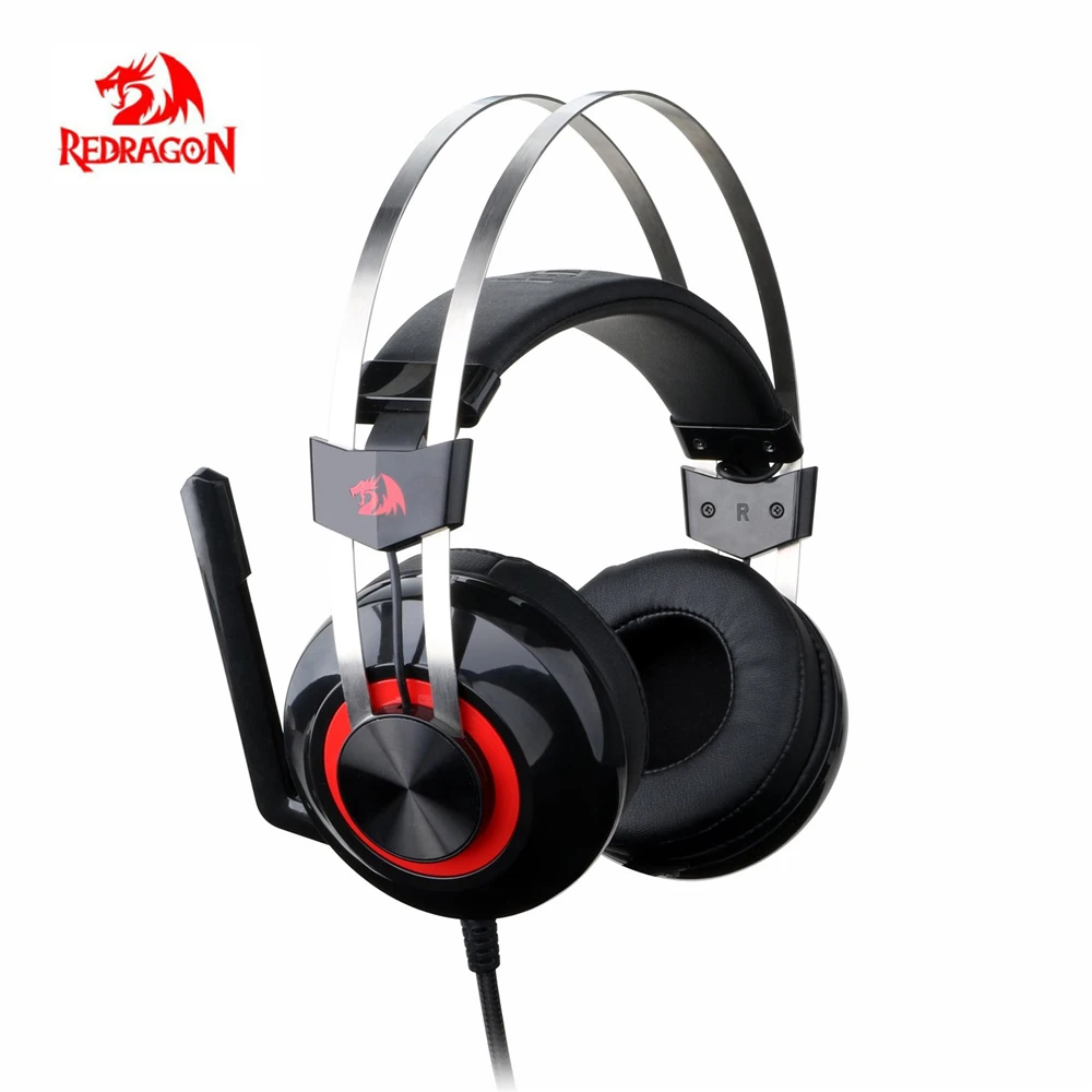 

USB Wired 7.1 Channel Surround Stereo Gaming Headset Earphone Headphones with Mic Individual Vibration Noise Canceling LED Light
