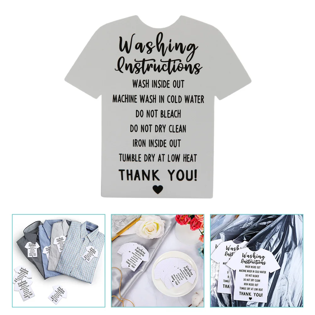 100 шт. бирки для карт по уходу за рубашками принадлежности изготовления одежды