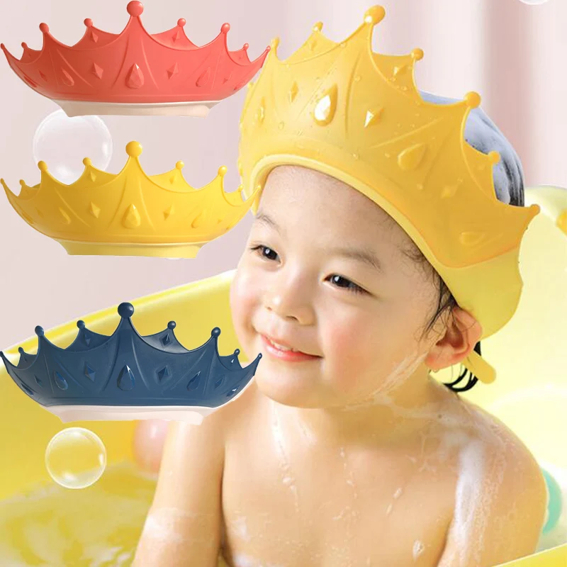 

Безопасная мягкая шапка для купания и мытья волос, шапка для детей