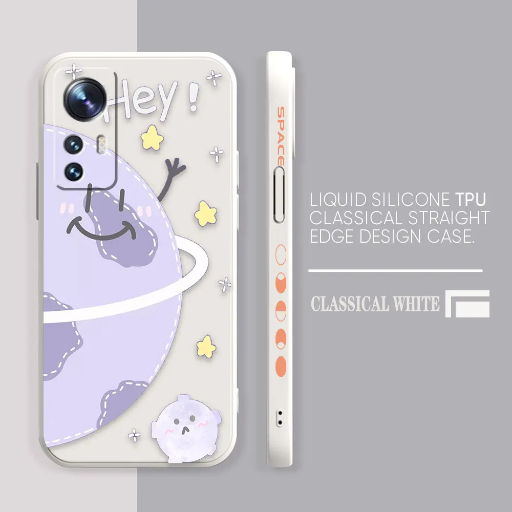 Phone Case For Xiaomi 13 12 12T 12S 11 11T 10 10S 9 8 Pro Ultra Lite Colour Case Cover Funda Cqoue Shell Hey Cartoon Earth Star