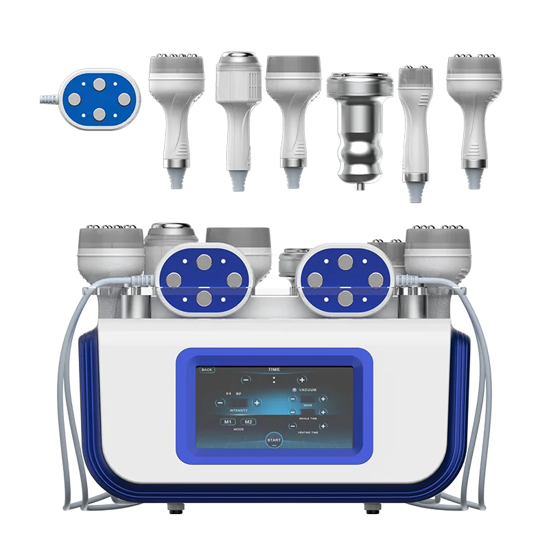 New Arrival 8 in1 80K Cavitation Vacuum Body Slimming Machine Skin Tightening Weight Shaping Massage Equipment