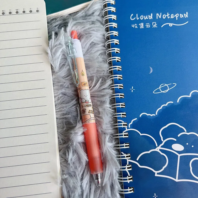 48 шт./лот кавайная гелевая ручка с кроликом и медведем милые 0 5 мм черные чернила