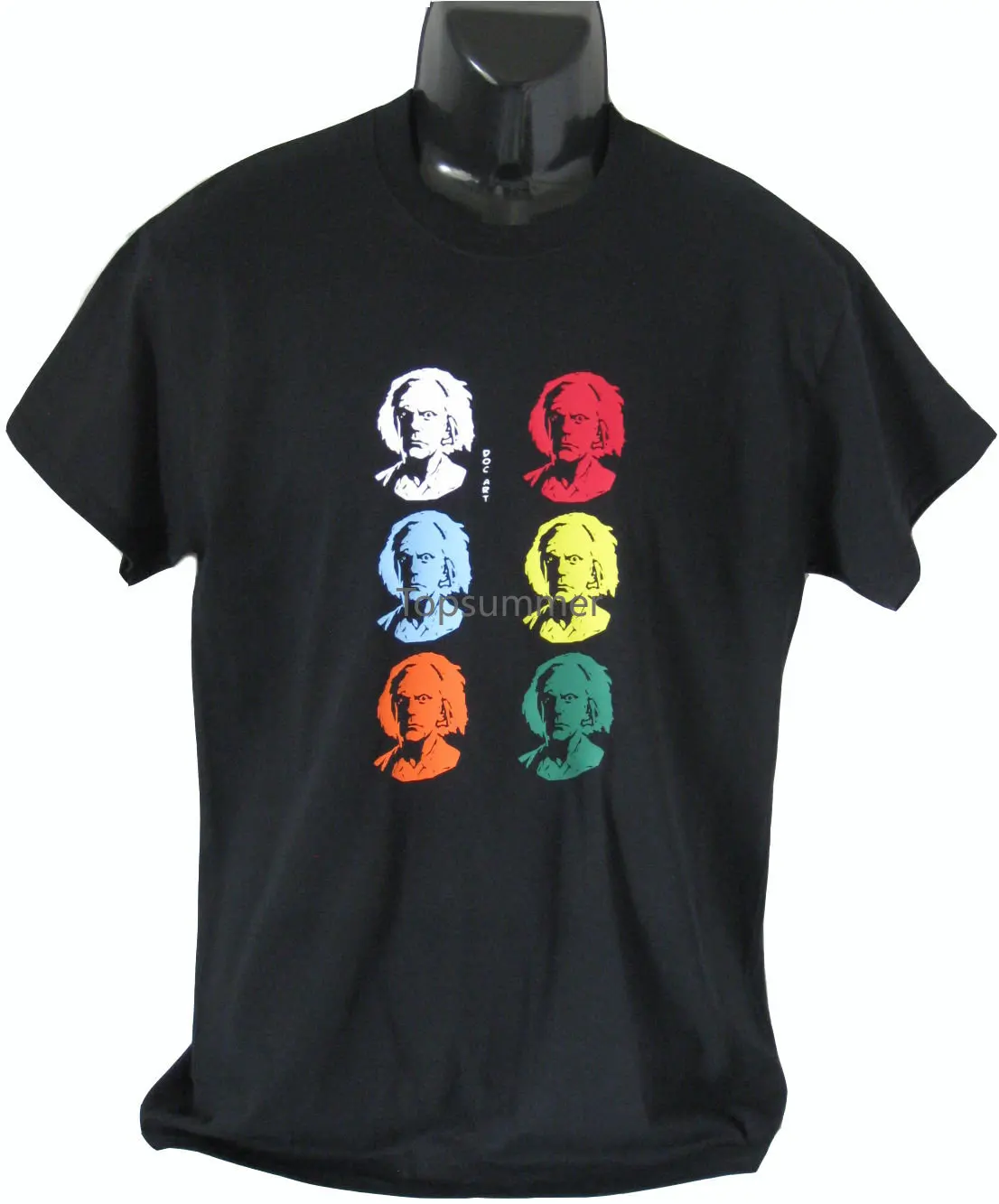 

Doc Brown Back To The Future /Pop Art Inspired T Shirt Tee Top Mens Funny Cool Casual Pride T Shirt Men Unisex New Fashion
