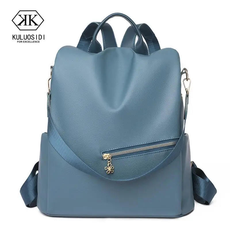 

Women Leather Backpack Solid Color Women's Backpack 2022 Female Backpack for Girls Anti-Theft Backpack Woman