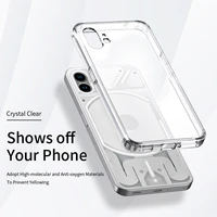 for nothing phone 1 case crystal clear ultra thin pc anti drop full protection transparent cover for nothingphone 1