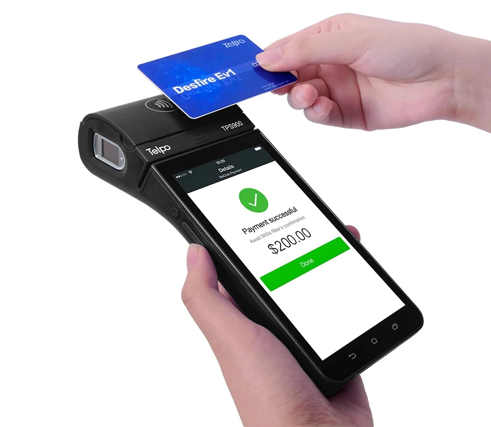 Для Telpo TPS900 Smart EFT POS-устройство с 3 5-дюймовым сенсорным экраном для