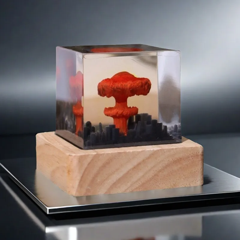 Настольное украшение Volcano Lava креативные грибы облако ядерный взрыв мини 3D куб