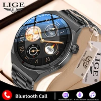 lige nfc bluetooth call man smart watch men amoled smart wrist watches full screen touch sport heart rate smartwatch women
