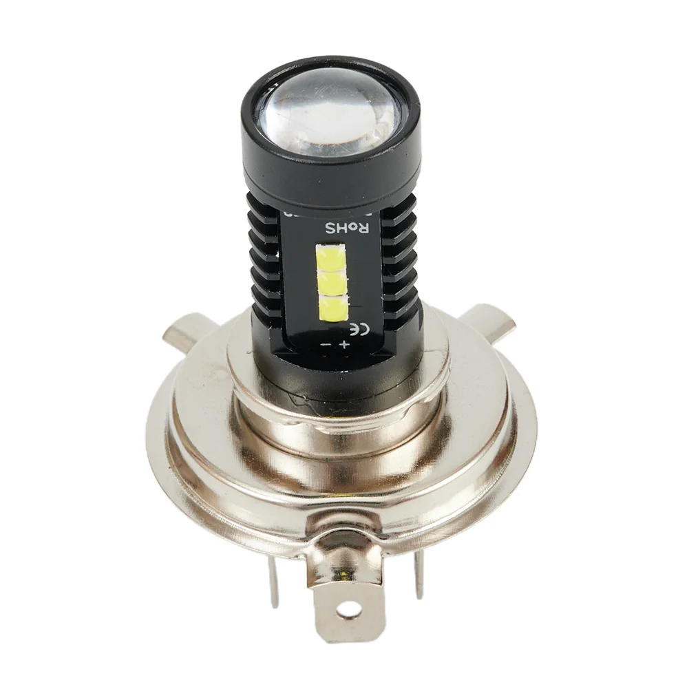 

Durable New Practical Useful Car Lights 60W Bulb Conversion DC 12V-24V H4 Pure White Replacement 1800LM Headlight
