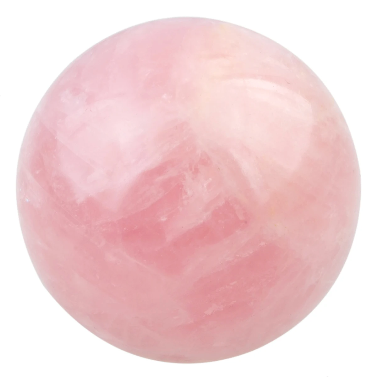 TUMBEELLUWA 65-70mm Natural Rose Quartz Sphere Decor Reiki Healing Crystal Stone Ball With Wood Stand For Home Decoration