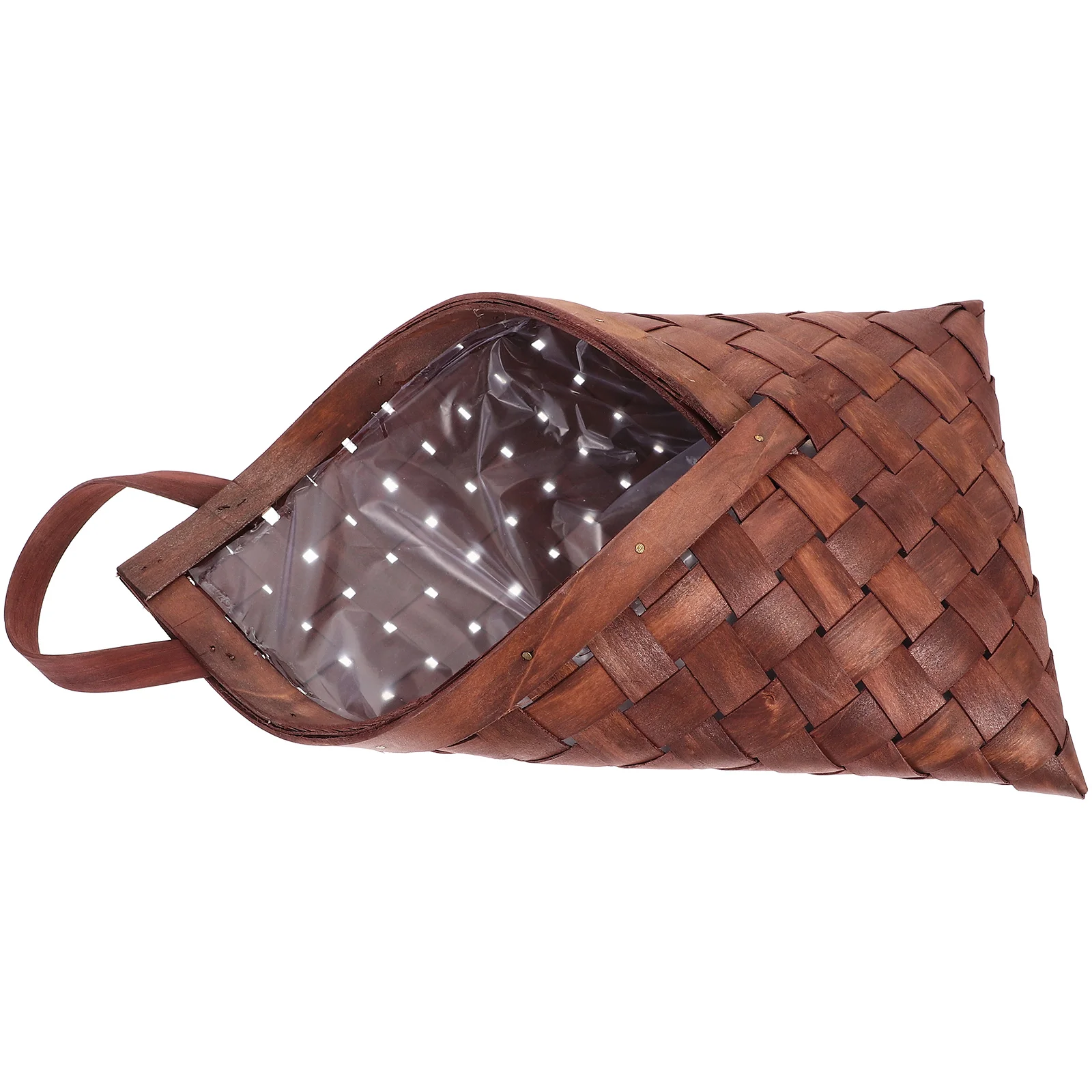 

Onion Versatile Wood Basket Kitchen Sundries Wall Hanging Organizer Planters Plants