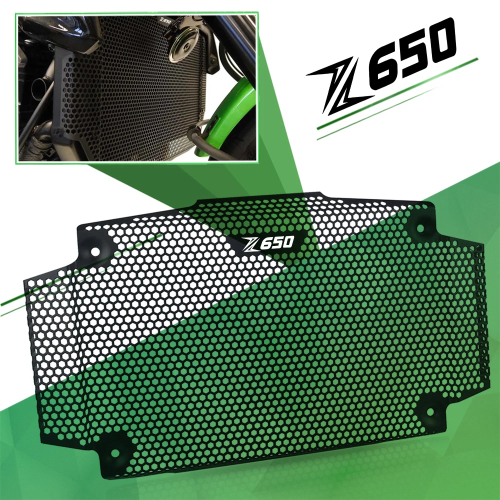 

Motorbikes Accessories Protection Radiator Grille Guard Cover FOR KAWASAKI Z650 Z 650 2018 2019 Ninja650 Ninja 650 2017-2020