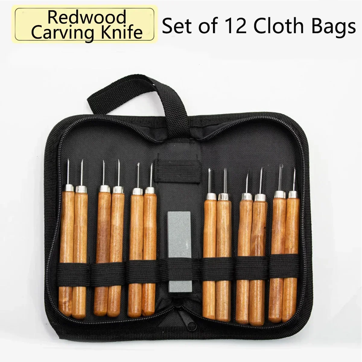 

Набор из 12 резцов для резьбы по дереву