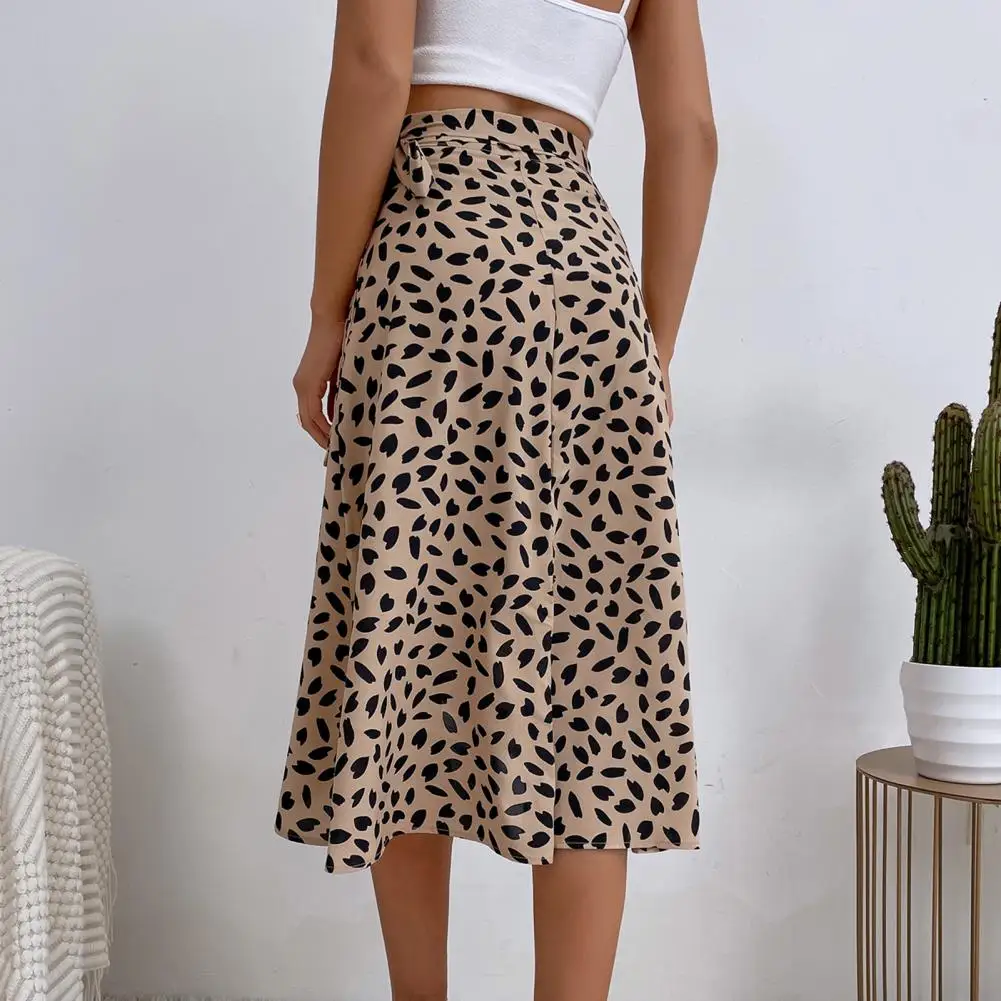 

Женская летняя Юбка-миди с асимметричным подолом