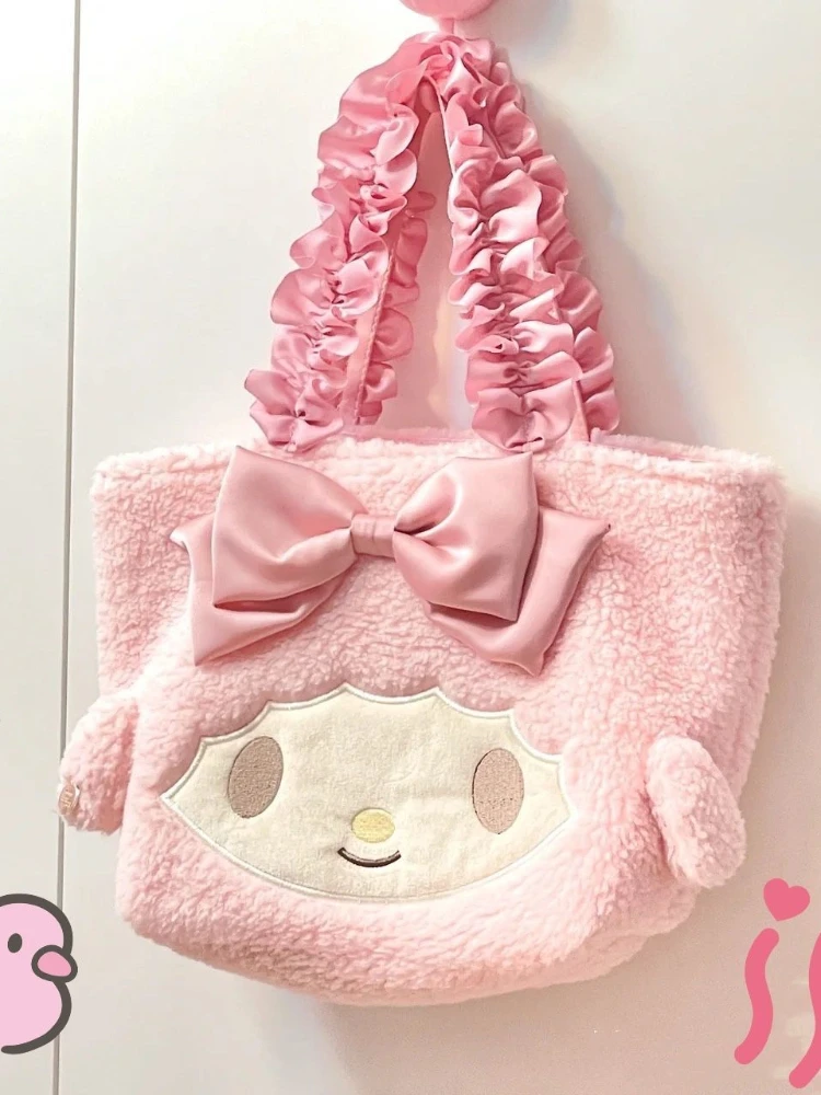 Flounced Melody Clow M Handbag Lunch Box Bag Lunch Bag Girls' Handbag Storage Mummy Bag