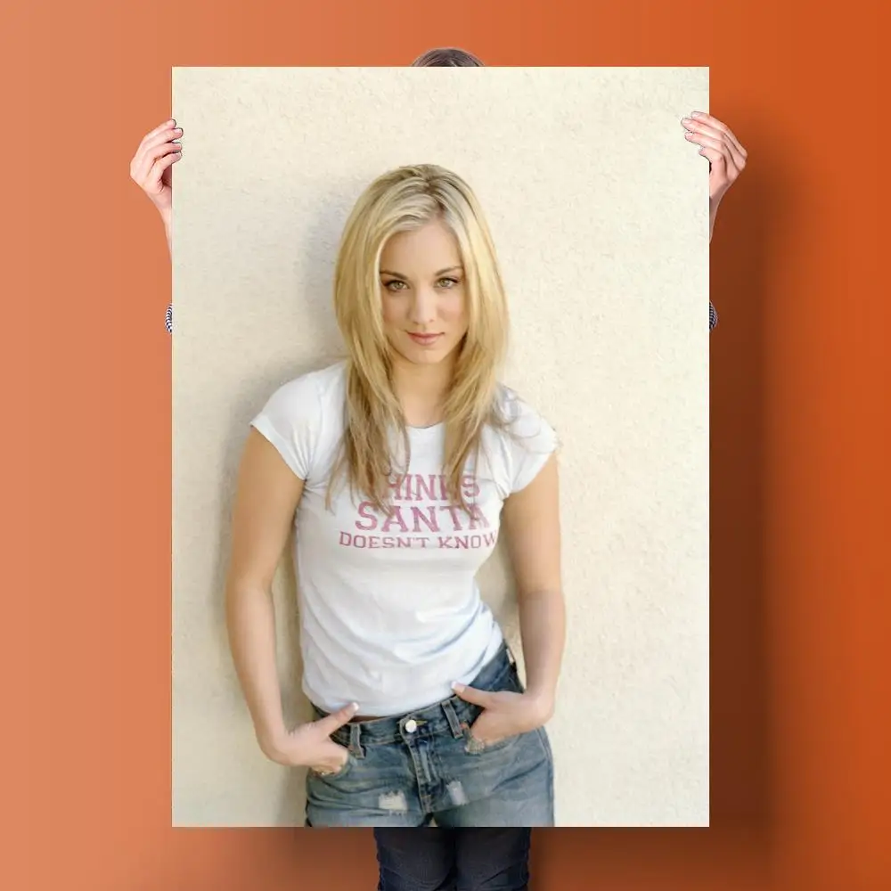Kaley cuoco плакат декоративной живописи холст стены искусство гостиной постеры