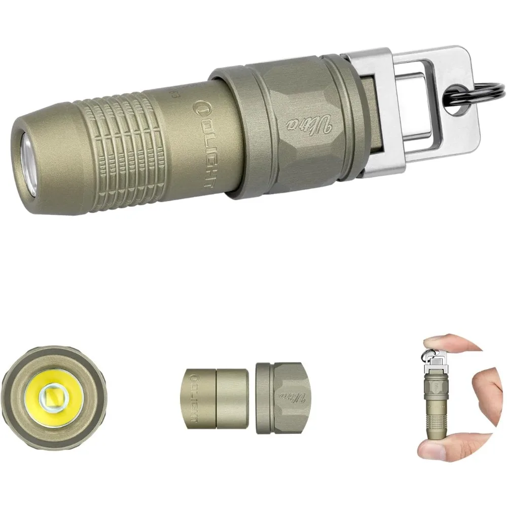 Фото Перезаряжаемый фонарик EDC OLIGHT iUltra, мини-светодиодный брелок для ключей 80 люмен, легко купить с карманом №2