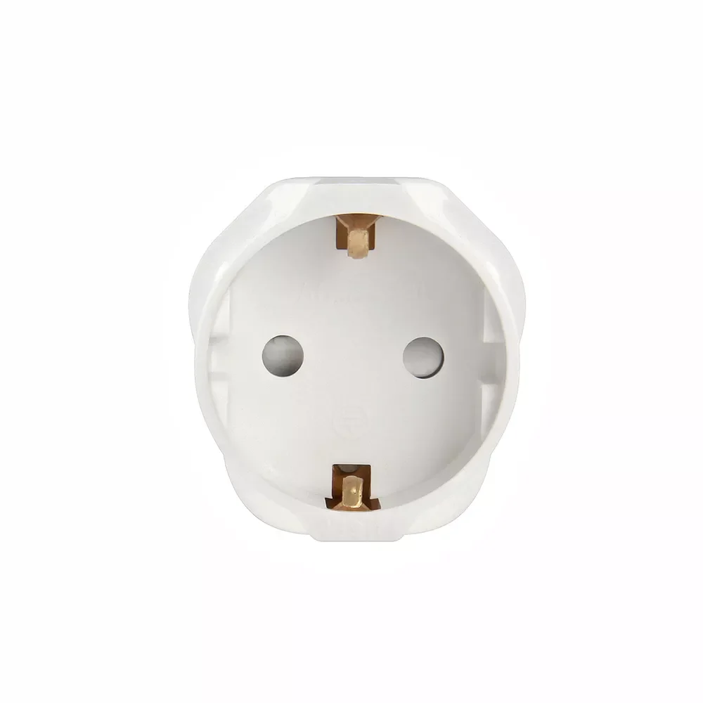 

Full Copper European Standard Travel Convertion Plug 10A 250V UK to EU Plug Adapter Power Converter