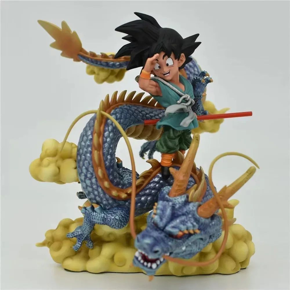 

Аниме Dragon Ball Z Super Saiyan Son Goku & Shenron исчезает Ver. Экшн-фигурка GK из ПВХ, Коллекционная модель, детские игрушки, кукла