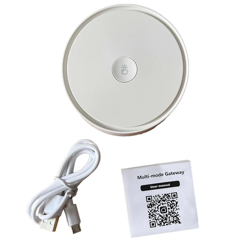 

Graffiti Smart Home Wireless Multi-Mode Gateway Bluetooth Zigbee Dual-Mode App Sound Light Prompt Remote Control Host