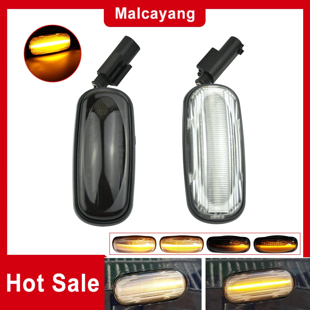 

For Land Rover Land Rover Discovery 2 99-04 Defender Freelander 1 02-05 1Pair LED Side Marker Light Repeater Indicator Lamp