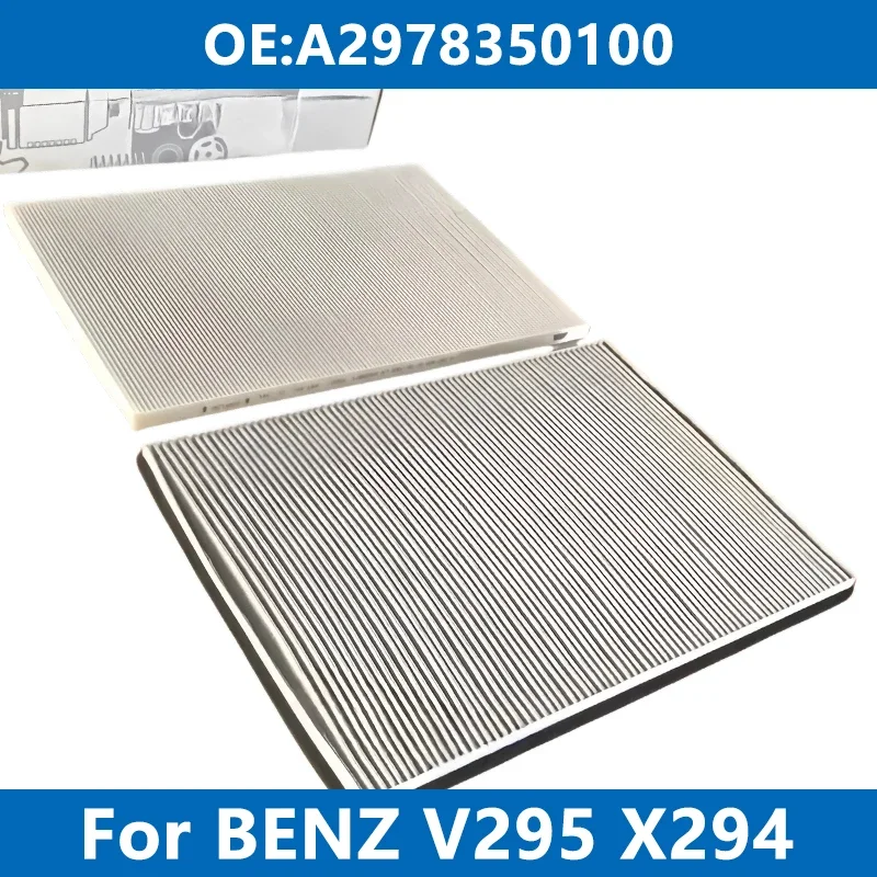 Воздушный фильтр салона автомобиля кондиционер A 2978350100 2978350200 Для Mercedes Benz V295 V297 X294
