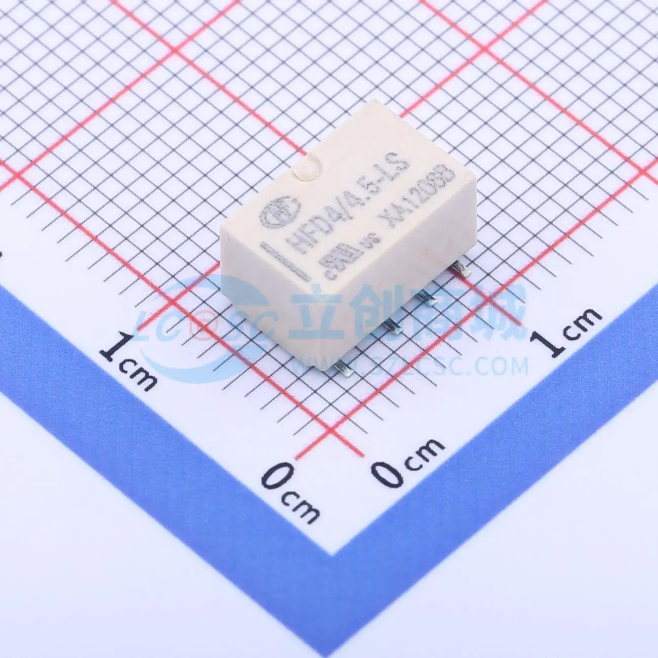 7 шт. HFD44.5-LSR 4.5V SMD 10x6.5mm DPDT сигнальное реле, электронный переключатель для печатных плат (art.: 3920dc0a560cb) - 3920dc0a560cb