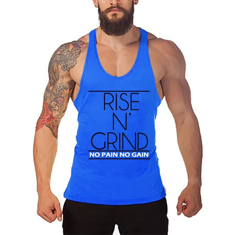 

Brand Gym Stringer Tank Top Men Bodybuilding Clothing Summer Cotton Sleeveless Breathable Cool Feeling Casual Suspenders T-Shirt