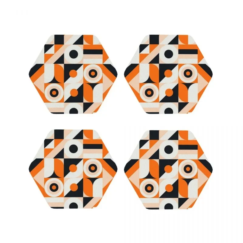

Geometric Mid Century Coaster Table Mats For Food Decoration And Accessories For Table Sink Mat Napkins Mat Coffee Mat Hot Pad