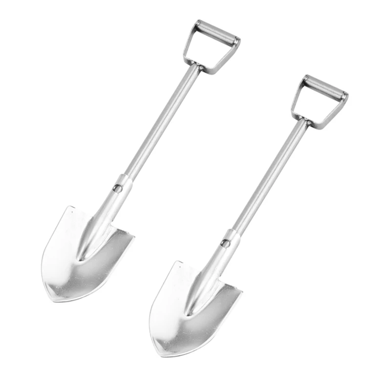 

2 шт., лопата из нержавеющей стали для Traxxas TRX4M Axial SCX24 1/18 1/24