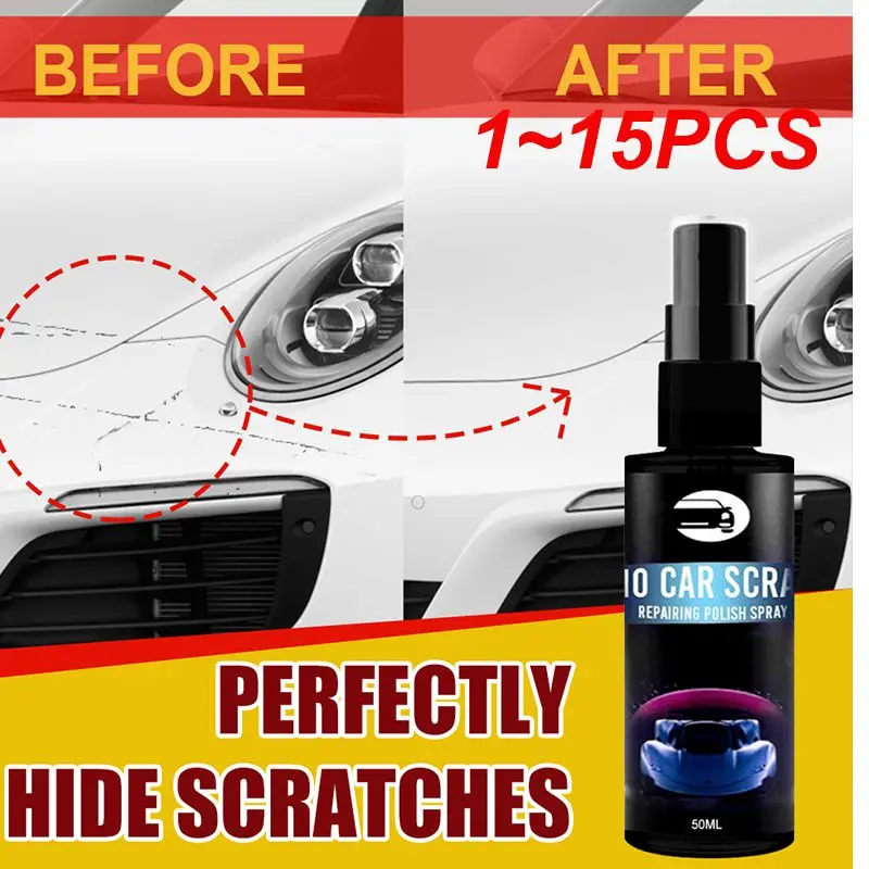 1~15PCS Car Paint Coating Sprays Quickly Remove And Repair Car Scratches Swirl Marks And Restore Gloss Protective Coating Car