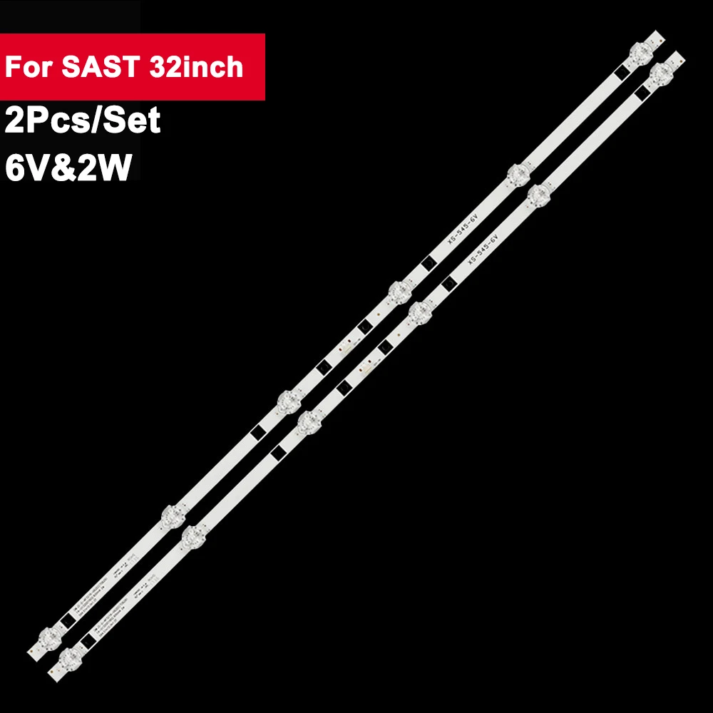 

2 шт./комплект, 594 мм, задняя подсветка, задняя панель телевизора для SAST 32 дюйма, задняя подсветка 3218P, задняя подсветка 3216P, задняя подсветка 3218G