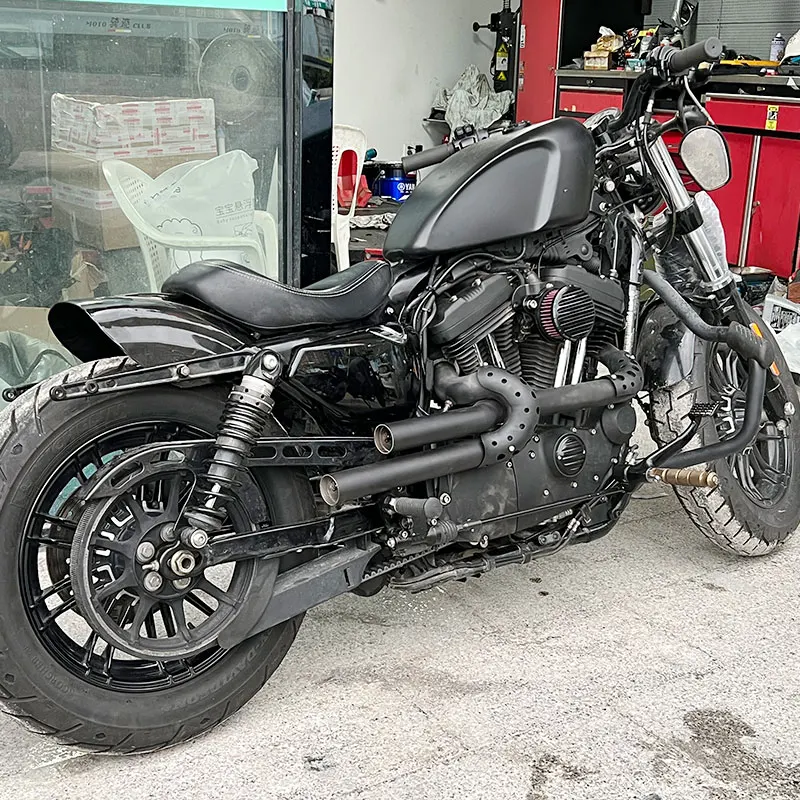 Система для полной выхлопной трубы мотоцикла двойной глушитель Harley Sportster 883 1200 XL883