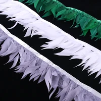 2m batch of cloth strips goose feather diy handmade feather jewelry accessories clothing accessories handicraft decoration