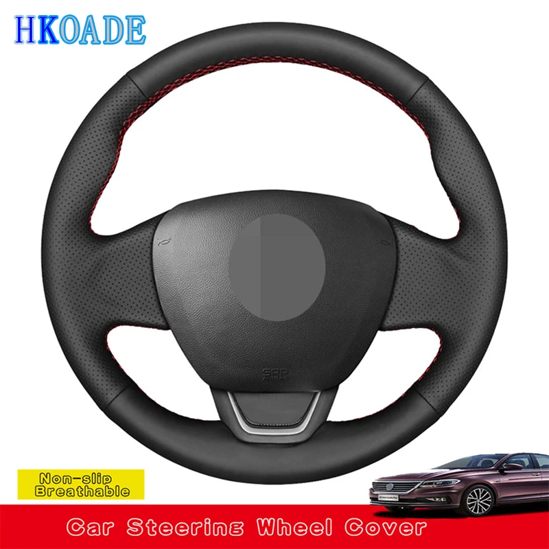 

Customize DIY Genuine Leather Car Steering Wheel Cover For Renault Kaptur Captur 2016 2017 2018 2019 Car Interior