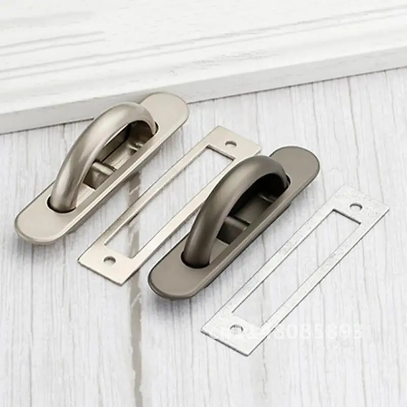 Вращающаяся скрытая ручка утопленные ручки татами поворотный напольный шкаф