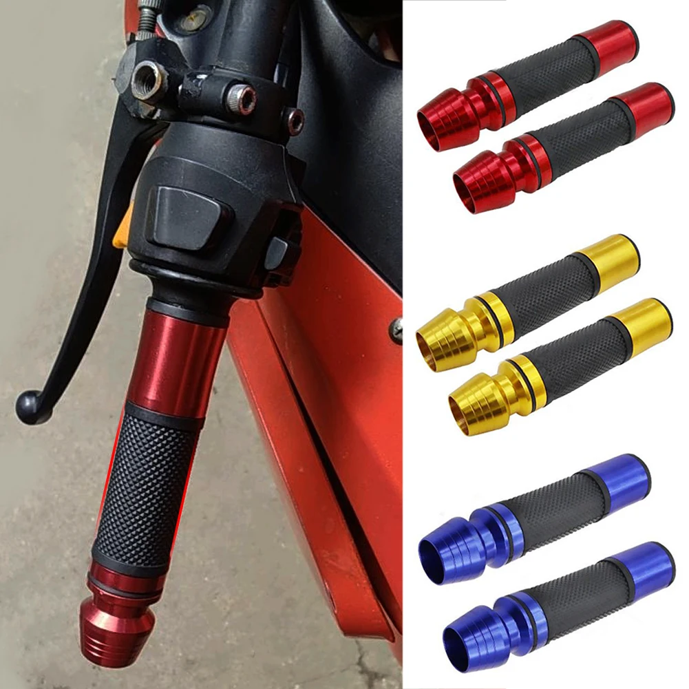 

2PCS Motorcycle Dirt Bike Rubber Handle Grip Pedal Biker Scooter Handlebar Grips Modified General Purpose for 22mm Motorcycles