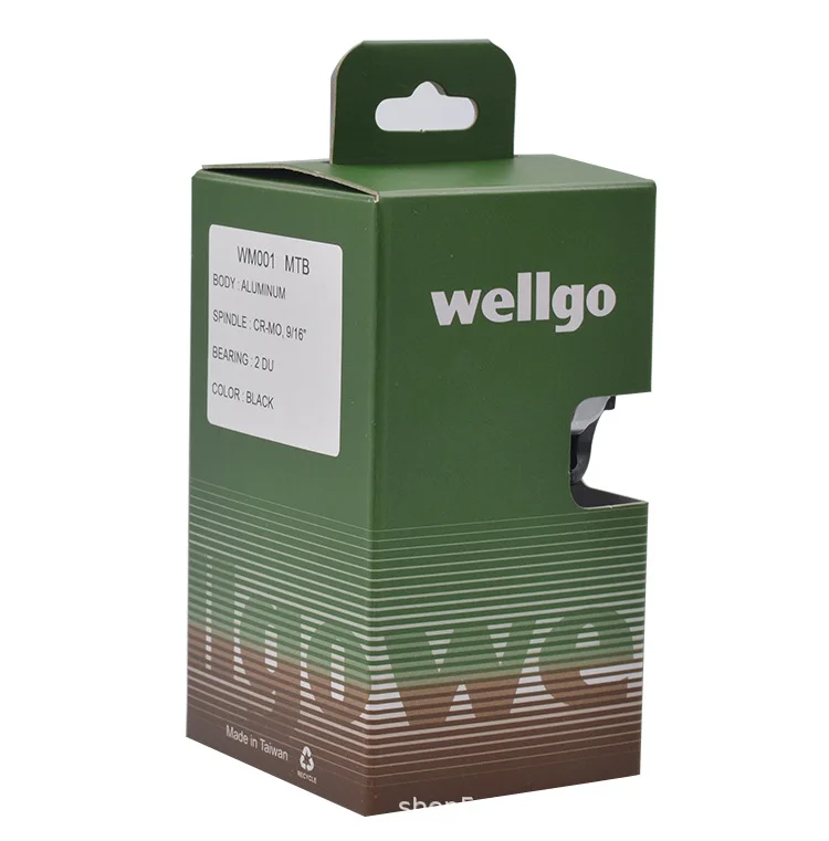 Велосипедная педаль Wellgo WM001 универсальный резьбовой порт самоблокирующиеся для