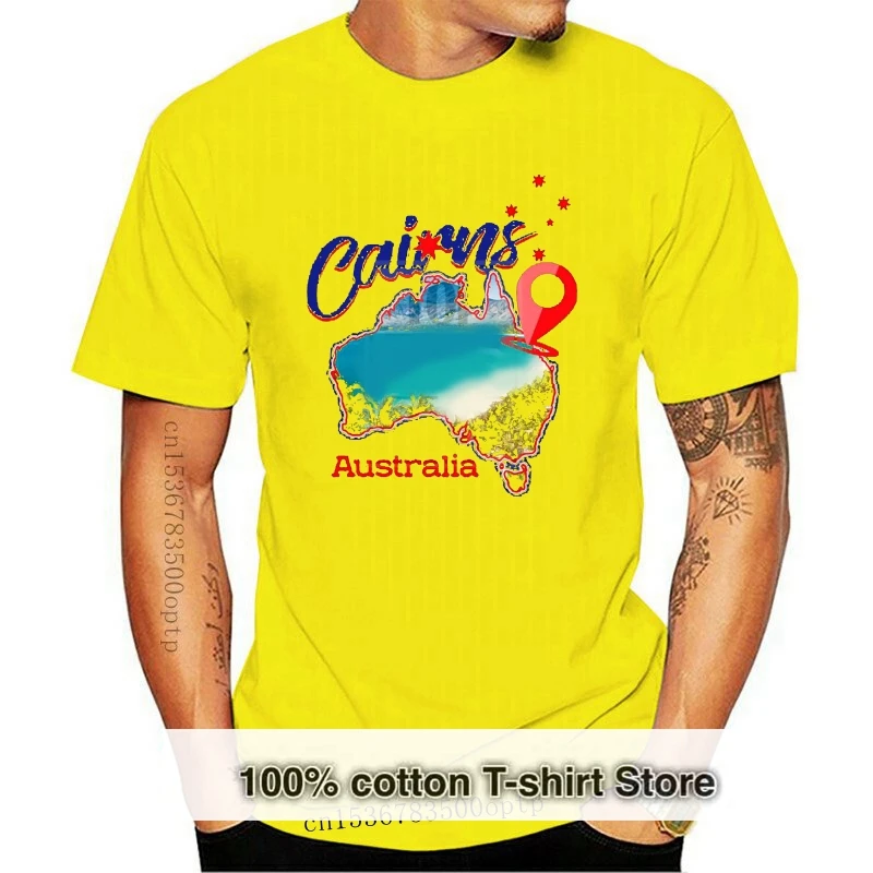 

2018, Модная Летняя распродажа, австралийская новая хлопковая белая футболка, футболка