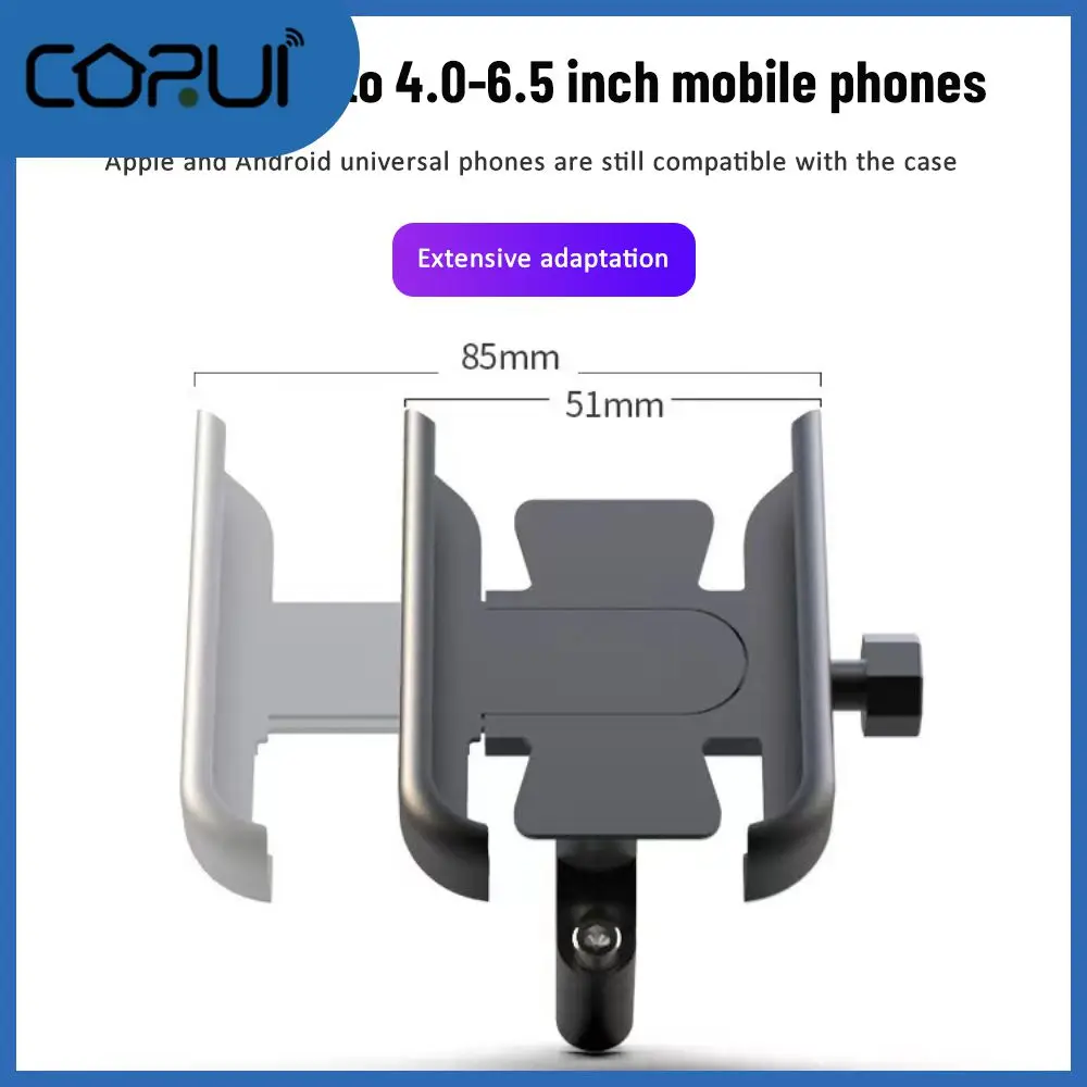 

Car Phone Holder Shock-proof Metal Mobile Phone Bracket Aluminum Alloy Bicycle Phone Holder Fixed Bicycle Bracket Shake-proof