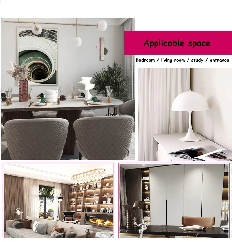 Современная Настольная Лампа В Форме Гриба С Сенсорным Управлением 3000–6000 К