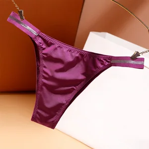 Thongs Women's Panties Sexy Seamless Bikini G-String Seamless Underwear Low Waist High Quality Briefs Female Underpants Pantys