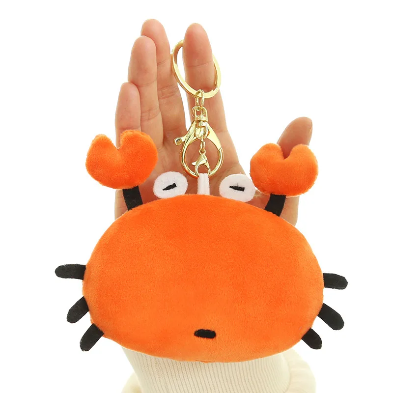 

Marine Life Plush Keychains Pendant Crab Lobster Starfish Plush Toy Shark Stuffed Animals Ocean Plushie Cute Backpack Key Chain
